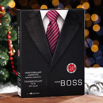 Подарочный набор New Boss шампунь 250 мл + гель для душа 250 мл